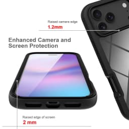 360 Full Body Protection Armor Clear Phone Case For iPhone 17 16 15 14 13 18 Pro Max Air 16e Plus Front Screen Shockproof Cover