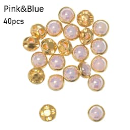 20/40 Pcs 4mm Mini Doll Buttons Ultra-small Pearl Buckle Belt Buckle Doll Shoes Buckle DIY Doll Clothing Buckles Accessories