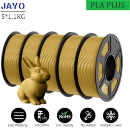JAYO PLA Plus 3D Printer Filament 5 Rolls Filament PLA PLUS 23 Colors 1.75mm FDM 3D Printer Materials Support Free Combination