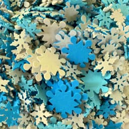 100PCS Glitter Christmas Tree Snowflake Foam stickers Xmas Crafts Activity Items Kids Room Decoration Party Favor Reward Label
