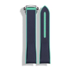 42mm Stainless Steel Moon Watch Case+Rubber Strap Mod Kit for Omega & Swatch MoonSwatch Metal Case Waterproof Bracelets parts