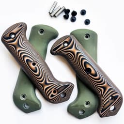 1 Pair G10 Composite Blade Handle Patch for KB BK2 Knife with Screw Knife Handle Grips Material DIY Accessories