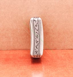30mm Solid Vintage Silver Engraved Floral Buckle 4 Pcs Set Diy Leathercraft Western Ethnic Belt Buckle Waist Accessories