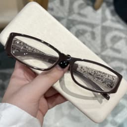 1Pc Women's Plain Glasses New Millennium Retro Oval Trendy Cool Girl Versatile Holiday Gift Black Friday Daily Home Commuting In