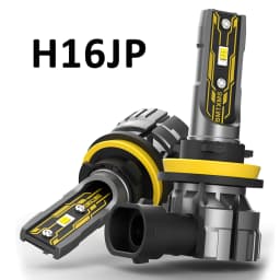 BMTxms 2PCS Canbus H11 H8 LED Fog Light Bulbs H10 9145 H16JP H27 880 881 H27W LED H4 H9 9006 HB4 Car Driving Lamp White Yellow