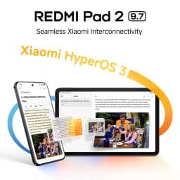 Global Version Xiaomi Redmi Pad 2 9.7" WiFi Tablet Snapdragon 6s 4G Gen 2 Processor 2K 120Hz Display 7600mAh Battery