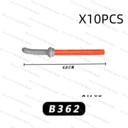 MOC Game Anime Cartoon Multi-colored Lightsaber Building Block Toy Children’s Gift Accessory Educational Toy PJB349-365