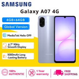 Samsung Galaxy A07 4G Smartphone MediaTek G99, 6.7" PLS LCD 90Hz Display, 5000mAh Battery, 50MP Main Camera Global version