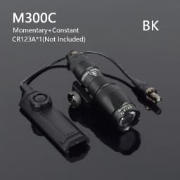 Tactical Surefir M600 M300 Airsoft Powerful Flashlight Dual Pressure Switch AR15 20mm Rail Hunting LED White Lamp Scout Lights