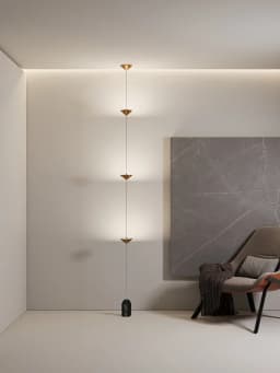 Modern Floor Lamp Pendant Light Luxury Black Atmosphere Light Living Room Sofa Edge Minimalist Bed Head Neutral Decoration Light