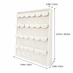 Soft Beige Velvet Jewelry Display Rack Multi-Slot Necklace Ring Earring Storage Tray Desktop Decoration Jewelry Organizer Holder