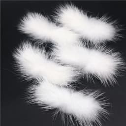 5pcs Real Natural Mink Pompon Bowknot 2*6cm Fur Pompom Balls Bow Tie Fluffy Pompones for Diy Jewelry Craft Supplies Accessories