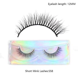 Half Lashes Strip Eyelashes Natural Soft Wispy False Eyelashes Natural Mink Lashes For Daily Makeup Eyelash Extension Fake Lashe