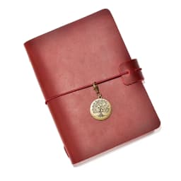 Travel Notebook Retro Leather Journal DIY Handmade Vintage Planner Note Book Portable Sketchbook Teacher School Gift 192 Pages