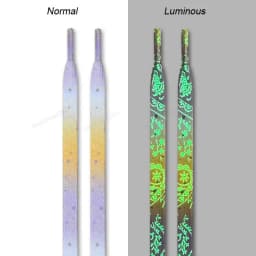 1Pair Luminous Shoe laces Quality Fluorescent Shoelaces for Sneakers Flat Laces night glow Shoelace Shoes Strings 120/140/160CM