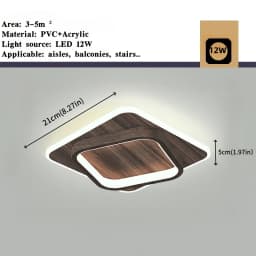 Modern Simple LED Decor Ceiling Light Nordic Luxury Indoor Ceiling Lamp Living Room Aisle Bedroom Creative Metal Ceiling Light