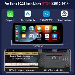 10.25“ Linux Autoradio For Mercedes Benz CLS Class W218 X218 2010-2018 Multimedia Player Wireless Carplay Android Auto BT GPS