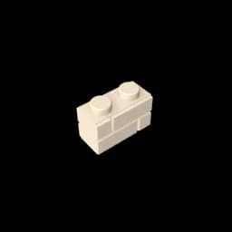 Gobricks GDS-631 Profile brick 1x2 single gro. compatible with lego 98283 children's DIY Educational Building Blocks Technical