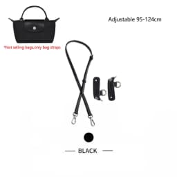 Leather Replacement Crossbody Bag Strap Fit for 2024 New Longchamp mini shoulder strap without punching modification