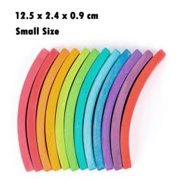 Kids Rainbow Building Blocks Wooden Toys Constructor Stacking Games Droplets Cones Mushrooms Montessori Materials Education Toys