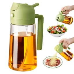  2in1 500ml Plastic Kitchen Oil Sprayer Spray Oil Olive Spray Bottle for Oil Dispenser BBQ Baking Roasting Picnic Kitchen Tool
