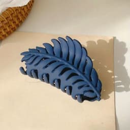 New Korean Matte Solid Color Leaf Claw Clip Crab Hair Claws Ponytail Hairpin for Women Girls Daily use Hair Accessories