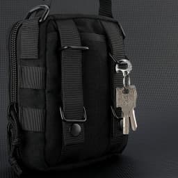 20.5MM Titanium Alloy Goldfish Keychain Buckle Mini Bottle Opener Portable Pendant EDC Tool Backpack Connection Buckle