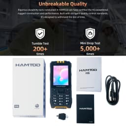 HAMTOD H6 Rugged Phone 3GB ROM 32GB RAM 2.83 inch Screen 5MP Rear Camera 3000mAh Battery Android 11 Support VoLTE 4G Cellphone
