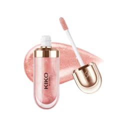Kiko Makeup 3D Hydra LipGloss Non-fading Waterproof Blusher Moisturize Shimmer Makeup Lip Gloss Lipstick Brun Pearly Mauve Liner