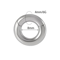 1PC Surgical Steel Nose Rings Septum Clicker Segment Hinged Ring Nose Ear Cartilage Tragus Helix Ear Lobe Body Piercing Jewelry