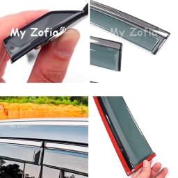 Car Rain Deflector For BYD Sealion 5 DM-i 2025 2026 Car Side Window Visor Rain Eyebrow Sun Shield Awning Guard Cover Accessories