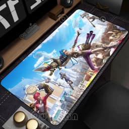 Mouse Pad Gamer Arcane Desk Mat Large Mousepad Gamer Accessories PC Computer Keyboard Deskmat League of Legends Jinx Rubber Mat