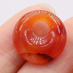 Natural Stone Beads Semi-precious Stones Round Big Hole Beads for Jewelry Making DIY Necklace Bracelet Earrings Accessories18mm