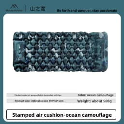 MOUNTAINHIKER Outdoor Camping Inflatable Mattress Sleeping Pad With Pillows Ultralight Air Mats for Backpacking Hiking Fishing