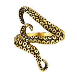 U7 Stainless Steel Big Rings for Man Bird Goat Octopus Shark Serpent Snake Bone Charm Size 7-14 Rock Punk Animal Skull Jewelry