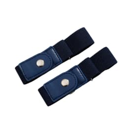 2pcs No Buckle Stretch Belt for Women Men Girls Boys Junior Jeans Pants Comfortable Buckle Free Invisible Elastic Waist Belt