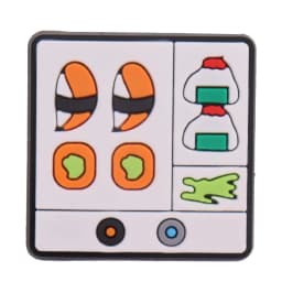 1-43PCS PVC Shoe Charms Flame Clover Eyes Cart Sushi Cup Ghost Tee T-Shirt Hot Dog Buckle Clog Fit Wristbands Accessories