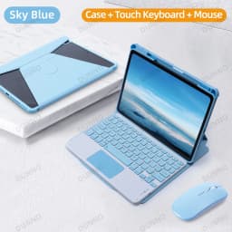 Magnetic Keyboard Case For iPad Pro 11 Air 4/5 10.9 10th 10.5 10.2 9/8/7th Generation Transparent Cover With Keyboard Mouse