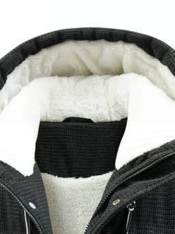 Men's Hooded Cotton Jacket Is Light and Warm Without Being Bulky. the Hood Adds Practicality and Is Suitable for Outdoor Light Activities, Warm-Up Exercises, Layering in Autumn and Winter, Daily Shopping, Friend Gatherings, and Short Trips