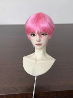 In Stock BJD SD 1/3 1/4 1/6 Men's Soft Mohair Multicolored Basic Daily Short Hairstyle Wig Doll Accessories
