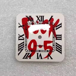 27mm S Logo NH35 Dial Square Roman Santo S Dial for NH35 Automatic Movement Black Blue Hands NH35 FCK 9-5 Dial Watch Accessories