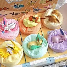 Hot Sale Pkm Eevee Sleeping Position Series Blind Box Sylveon Umbreon Flareon Jolteon Anime Desktop Decoration Model Toy Gift