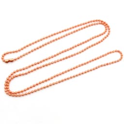 5pcs 1.5 2.0 2.4mm Length 65cm Gold Bronze Silver Colors Plated Ball Beads Chain Necklace Bead Connector For Charms Base Tray