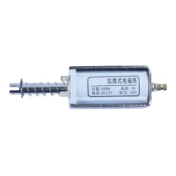 DC 12V 24V AC 220V Self-Reset 60MM Long Stroke Electromagnet Thrust 15KG Push-Pull Electromagnet