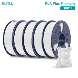 SUNLU 5KG PLAPLUS Filament 1.75MM Neatly Arranged No Knots No Bubble Eco-Friendly Non-Toxic Odorless Bright Color Good Toughness