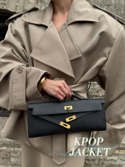 Elegant Lace Up Solid Overcoat Women Chiclapel Collar Button Full Sleeve Loose Coat Autumn Female Street New Oversize Outerwear