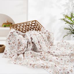 100% Cotton 120*110cm 2 Layers Newborn Baby Bath Towel Wrap Muslin Swaddle Blankets