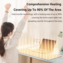 Electric Heat Mouse Pad Table Mat Display Temperature Heating Mouse Pad Keep Warm Hand For Office Computer Desk Keyboard Winter