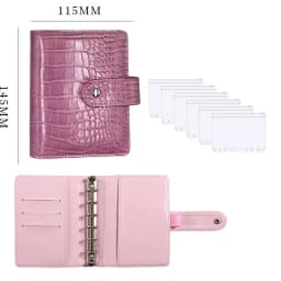 2023 New A7 Budget Binder Cash Envelopes for Money Saving Organizer with Zipper Pockets, Budget Sheets and Self-adhesive Labels