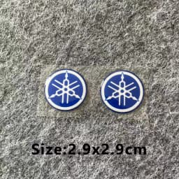 3D Emblem Yamaha Stickers Logo Decal Gold White Blue Red Sticker